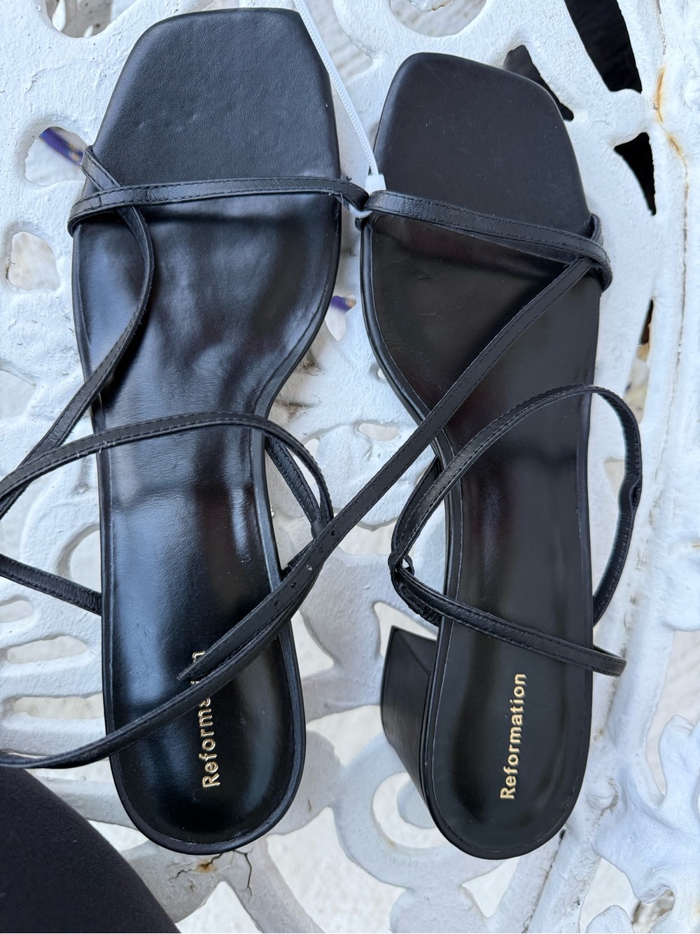 NEW… Reformation Women's Serenity Bare Sandals size 10 - Picture 4 of 6